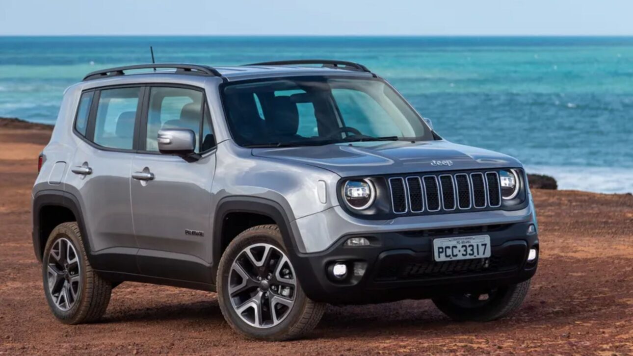 Jeep Renegade: SUV versátil com motor 1.3 turbo e tração 4x4 opcional, o Renegade une robustez, conforto e dirigibilidade para trajetos urbanos e rodoviários.