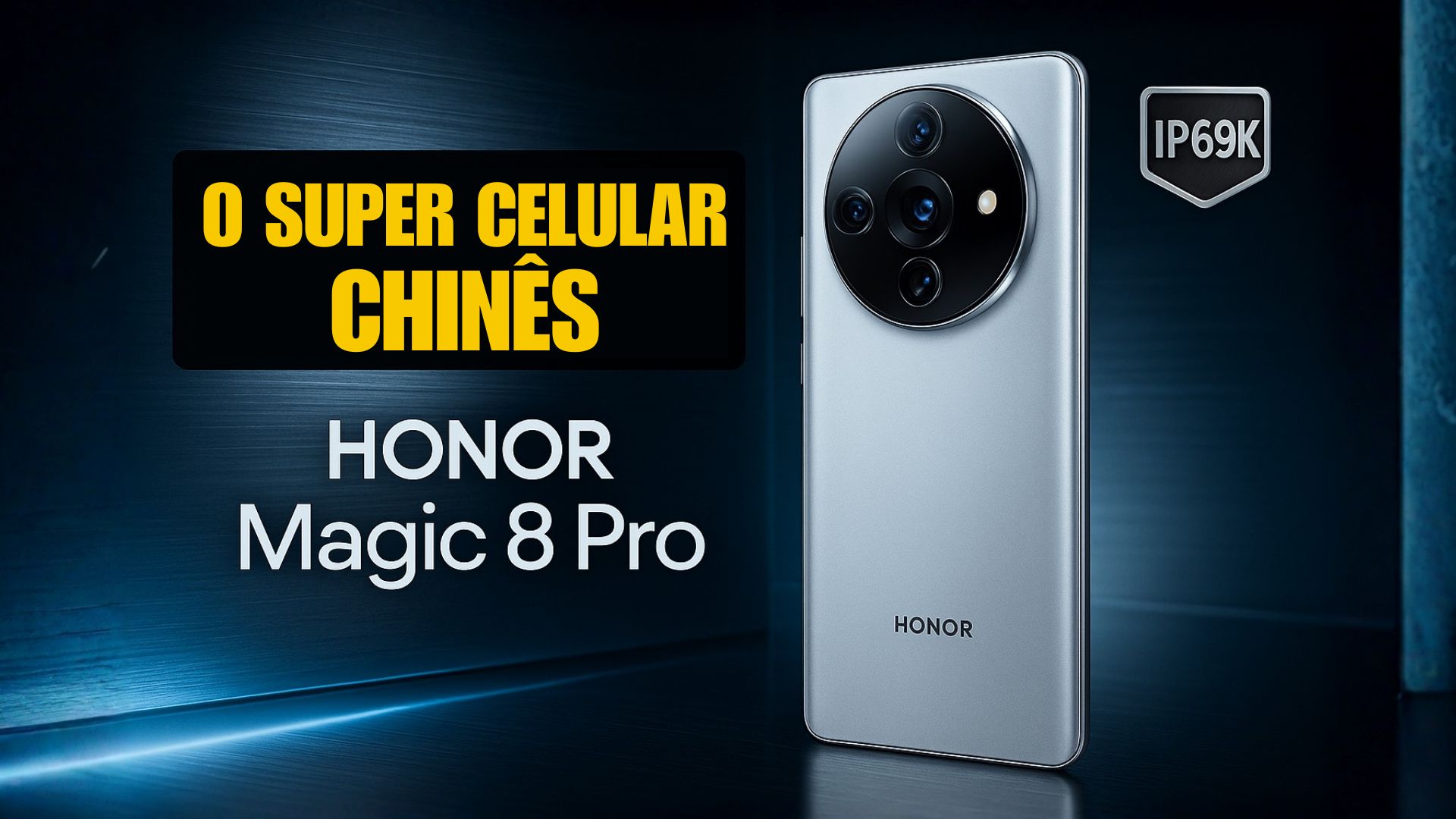 Honor Magic 8 Pro estreia na China com câmera de 200 MP, bateria de até 7.200 mAh e chip Snapdragon 8 Gen 5; lançamento global se aproxima.