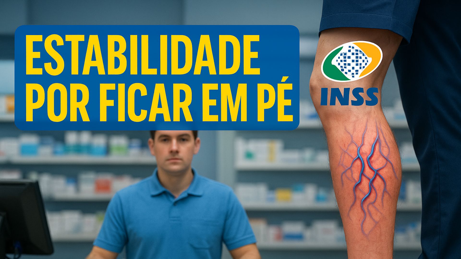 Nova decisão do TST permite estabilidade de 12 meses para quem desenvolve varizes por ficar em pé mesmo sem afastamento ou benefício.