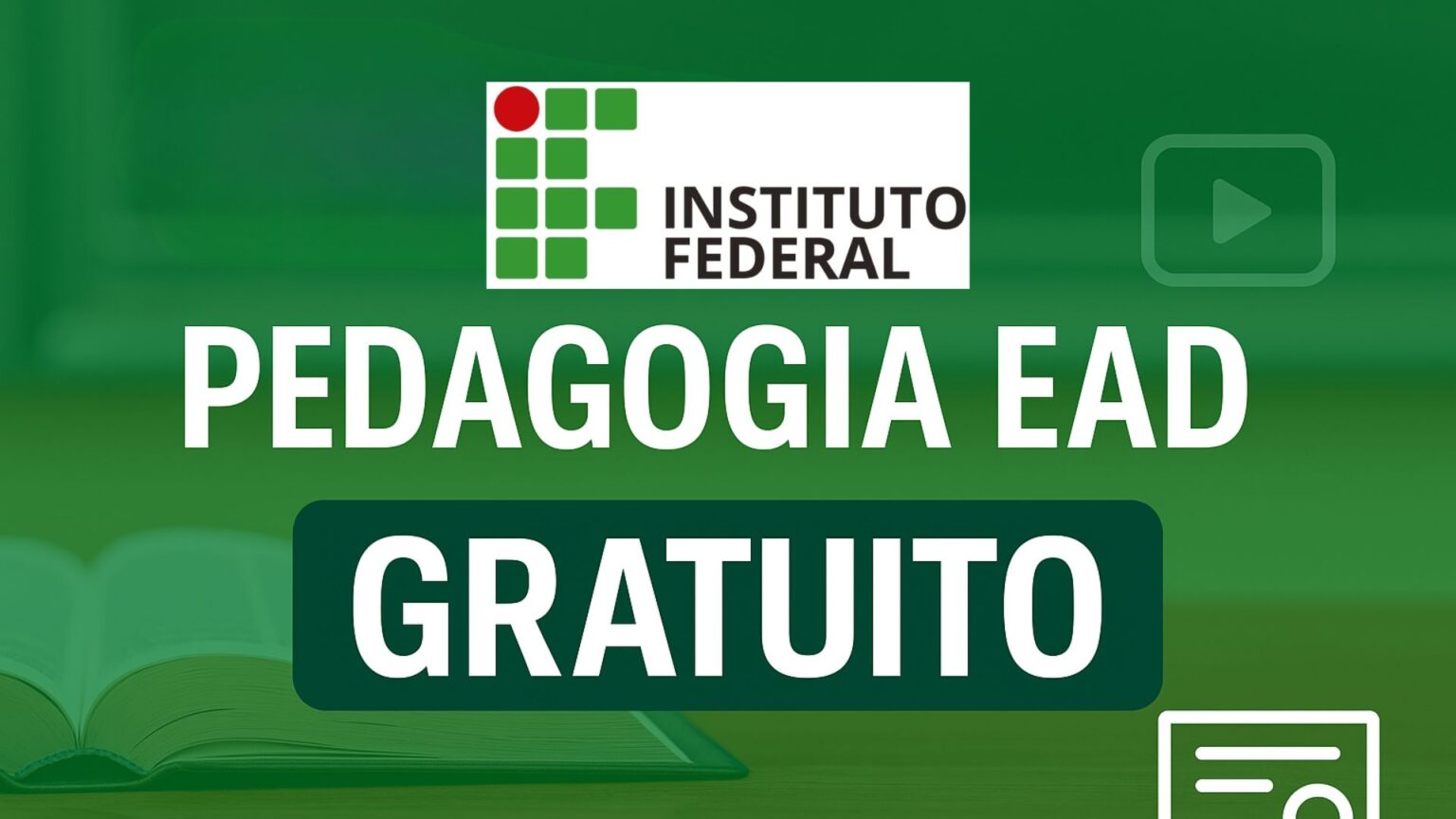Pedagogia gratuita no Instituto Federal: IFSULDEMINAS abre 300 vagas em ...