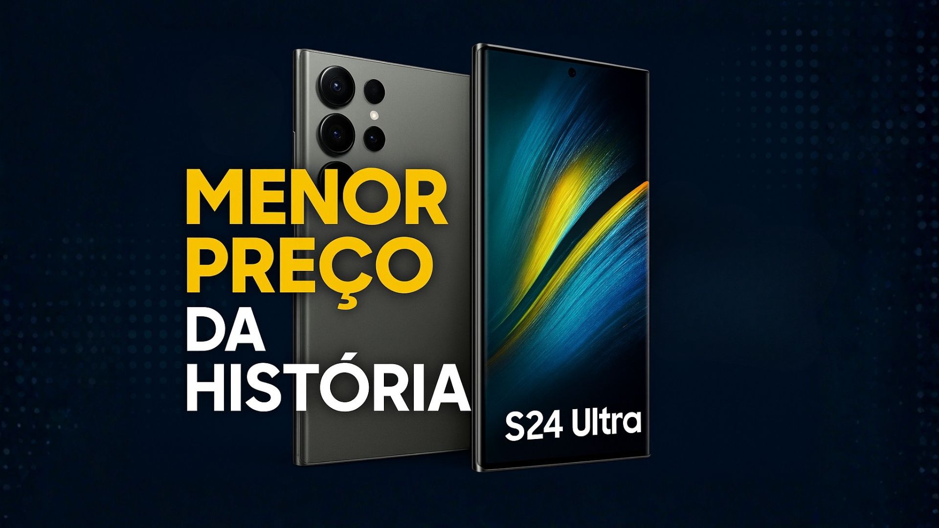 Galaxy S24 Ultra atinge menor preço da história no Brasil: aço-titânio, tela AMOLED 120 Hz e 7 anos de atualizações garantidos.