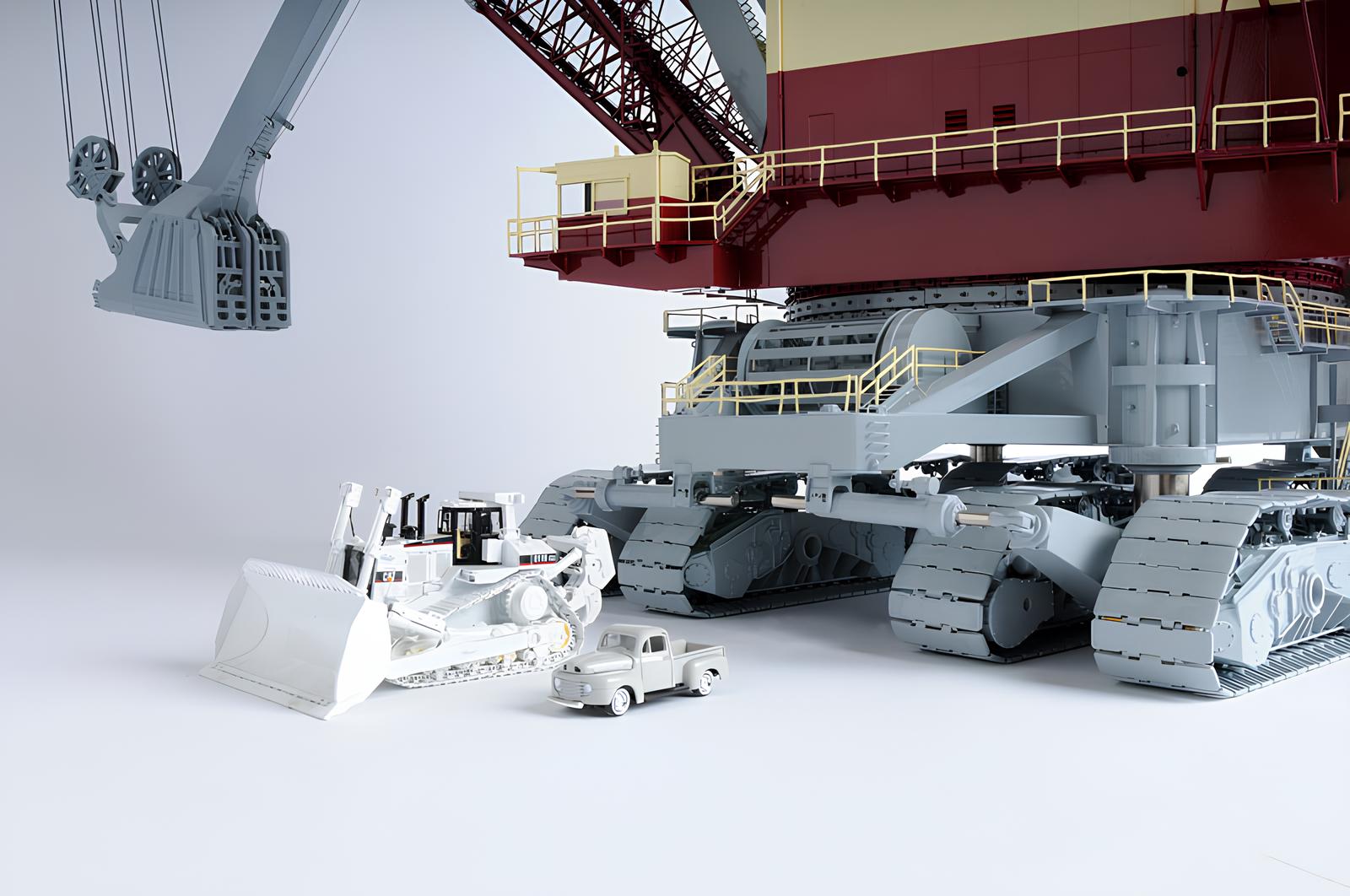 Ela pesava mais que uma frota de navios, tinha um braço de 100 metros e movia 13.500 toneladas em operação: a colossal máquina de mineração que devorava montanhas de carvão e nunca mais pôde ser construída novamente