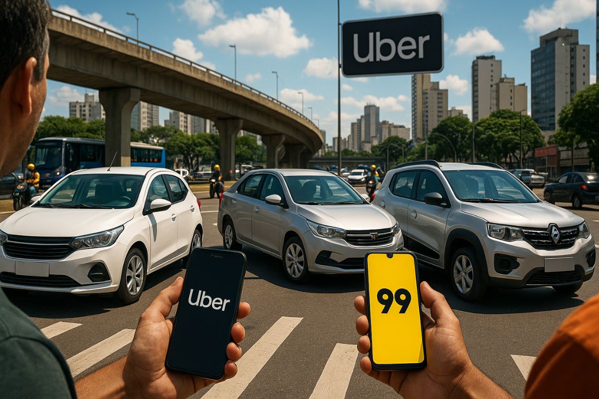 Motoristas de app comparam carros para Uber e 99 e carros populares para aplicativo pelo TCO custo total de propriedade para maximizar o lucro por quilômetro.