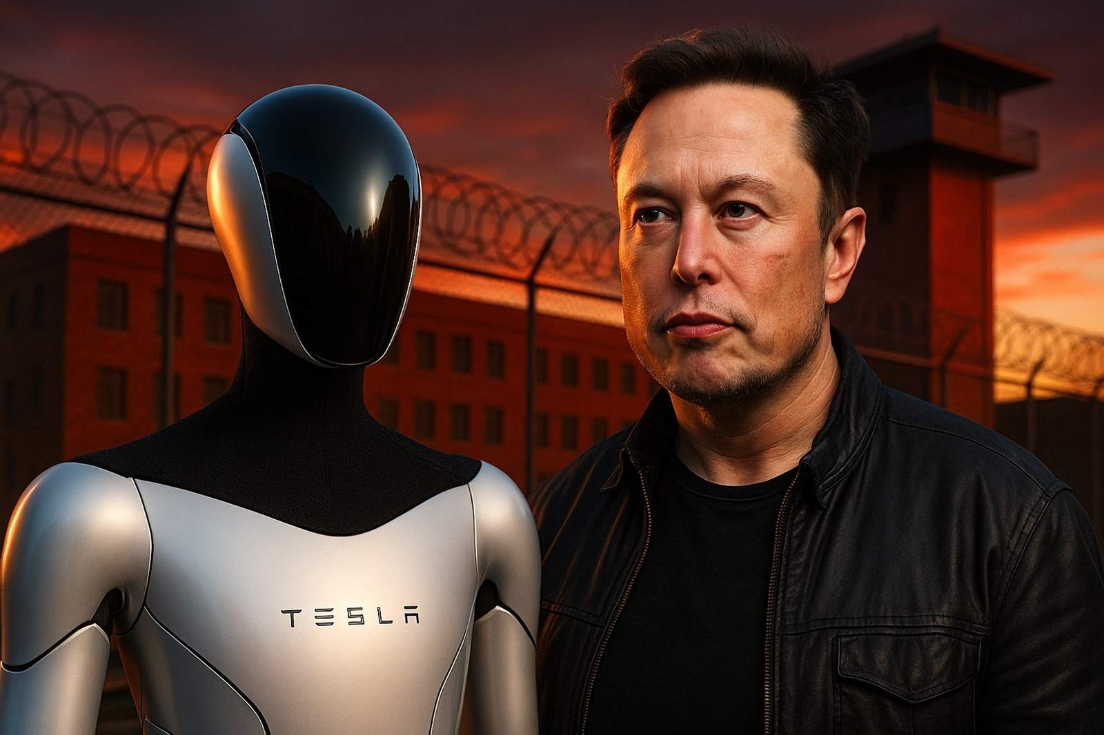 Elon Musk propõe substituir prisões por robôs da Tesla que monitoram ex-presidiários, prometendo reduzir custos e revolucionar o sistema penal
