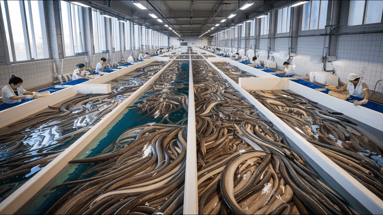 Com mais de 240 mil toneladas por ano e mais de 70% de todo o mercado mundial sob seu controle, a China transforma a enguia em ouro da aquicultura e opera megafazendas que lideram a produção dessa proteína premium no planeta