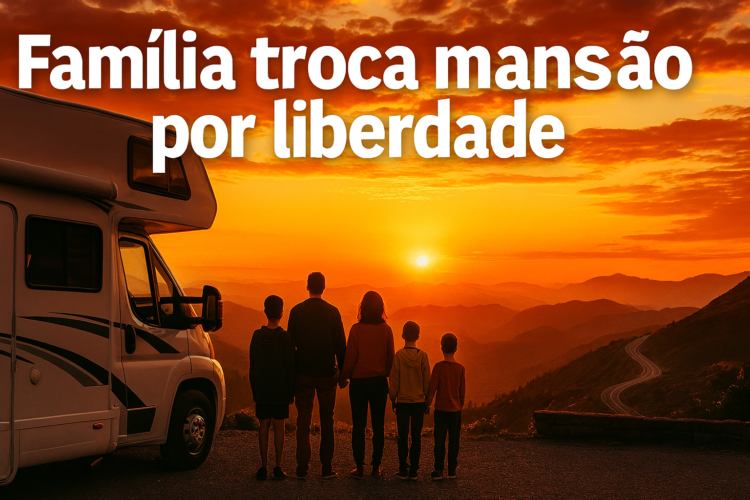 Família vende casa de R$ 3,5 milhões, compra motorhome de R$ 380 mil e percorre 28 países com três filhos em busca de liberdade, propósito e uma nova forma de viver