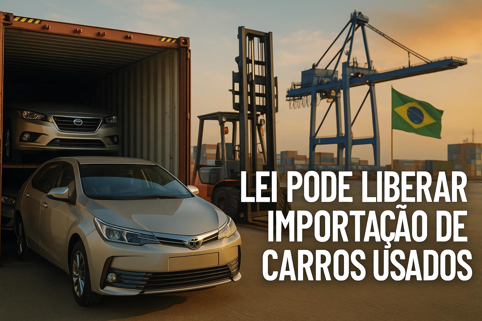 Projeto de Lei 1.409/2025 quer liberar a importação de carros usados por pessoas físicas no Brasil. Entenda o que muda, os impactos para consumidores, e por que o setor automotivo teme a proposta.