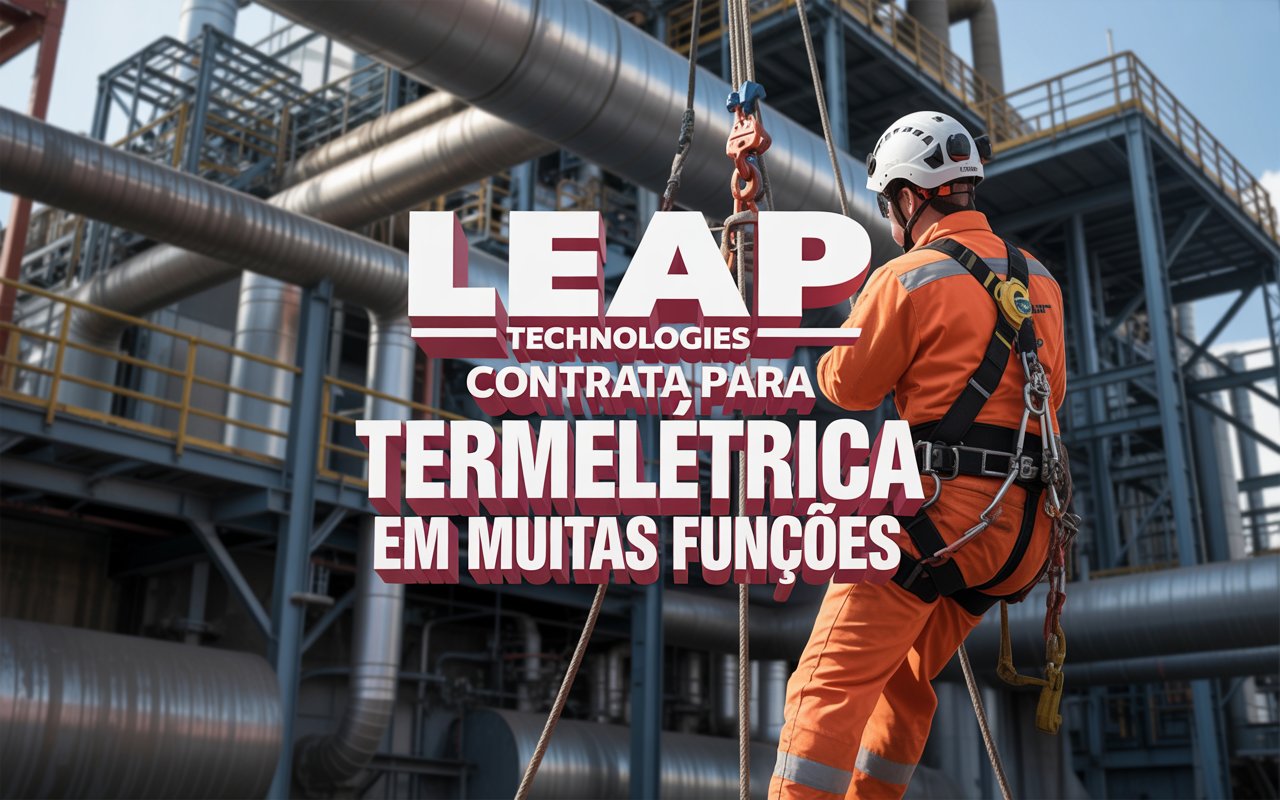 LEAP Technologies anuncia vagas em Macaé para projeto termoelétrico com experiência Petrobras e Transpetro.