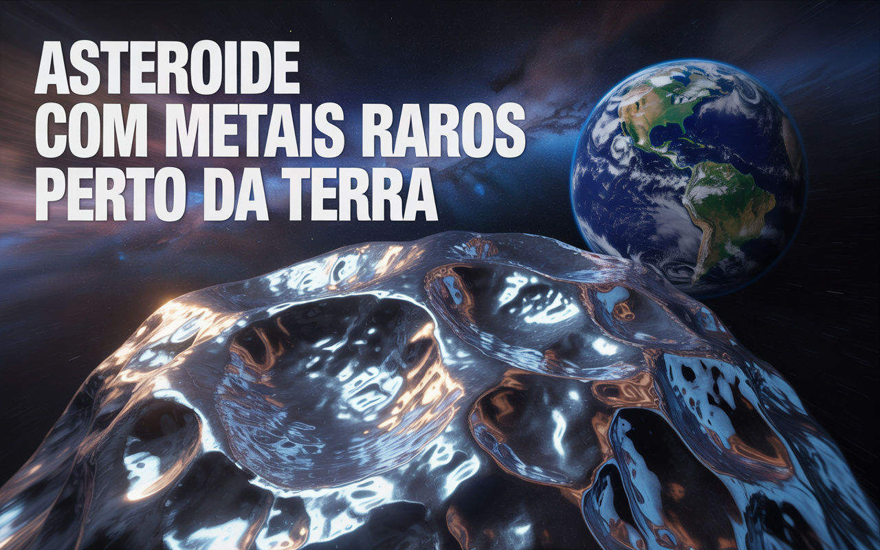 Descoberto asteroides metálicos próximo à Terra com ferro, níquel e cobalto em concentrações tão grandes que podem superar todas as reservas conhecidas desses metais no planeta