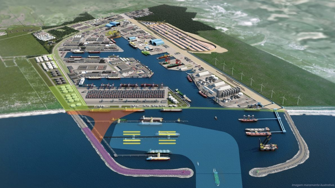 A empresa europeia M.A.R.S. Europe A/S firmou novo acordo com o Porto Central, no Espírito Santo, para detalhar o projeto de um estaleiro voltado ao desmonte e reciclagem de plataformas de petróleo, com estudos previstos até 2026.