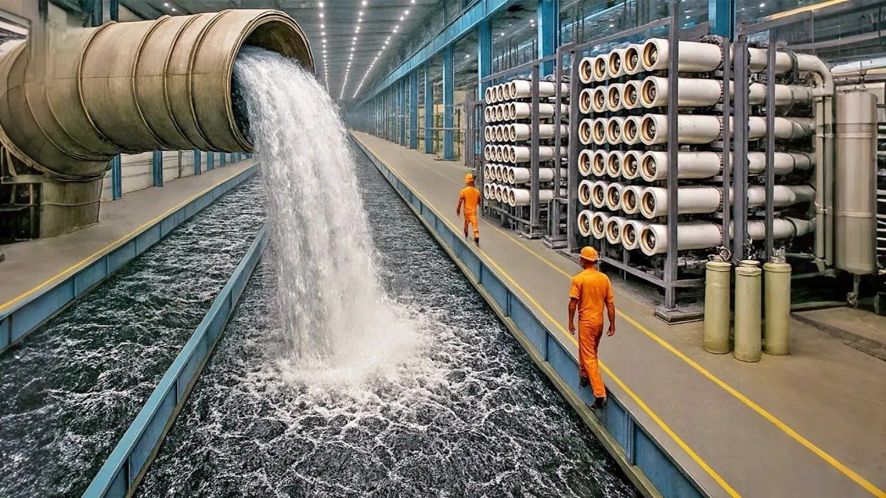 Água potável nasce do esgoto: tecnologia recicla água de banheiros, usa osmose reversa e desinfecção avançada, cria indústria bilionária sustentável e transforma resíduos