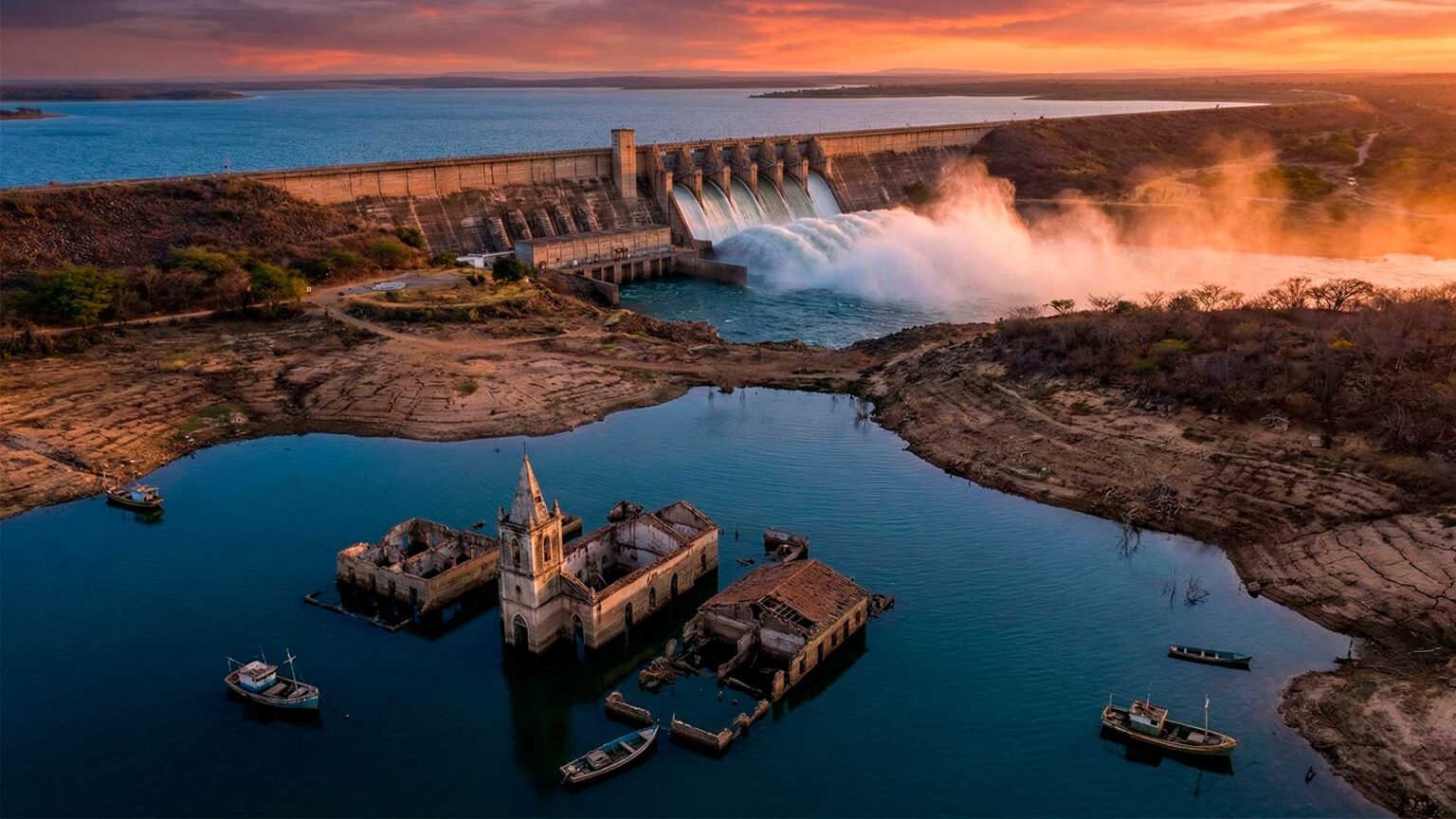 Com 4.214 km² e 320 km de extensão, maior lago artificial do Brasil ...