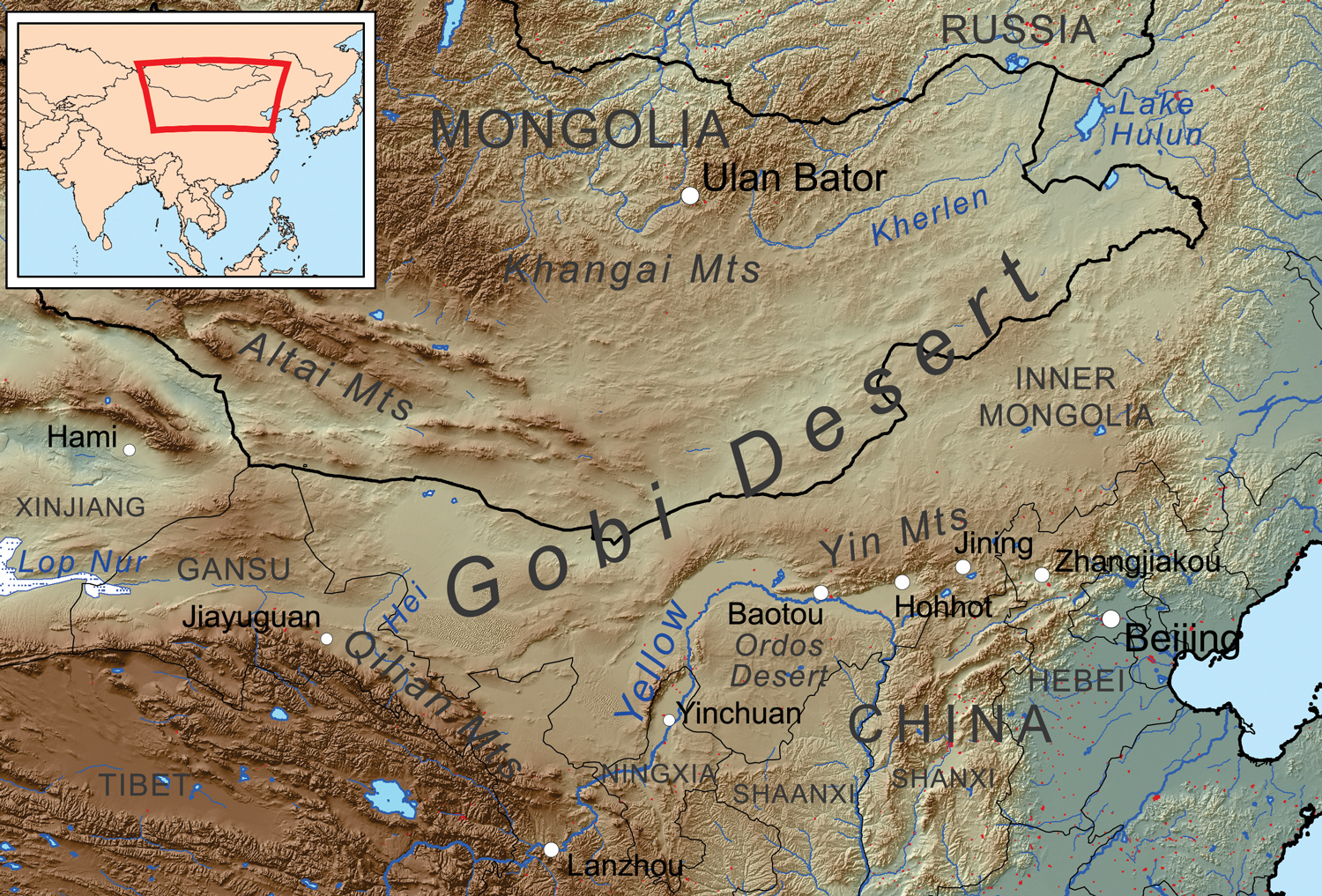 China quer inundar partes do deserto de Gobi com água desviada do Himalaia para criar lagos artificiais, gerar energia, combater a desertificação e redesenhar o clima de uma das regiões mais áridas da Ásia