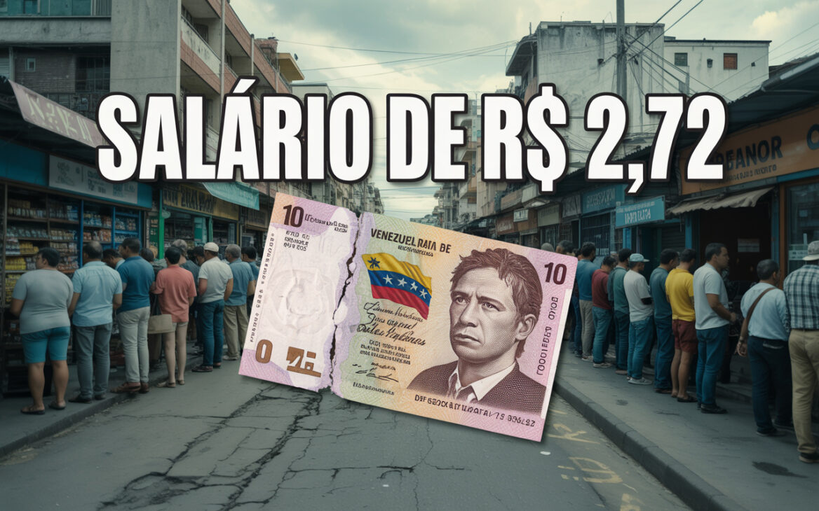 Salário mínimo na Venezuela despenca para apenas US$ 1 por mês em 2025 ...
