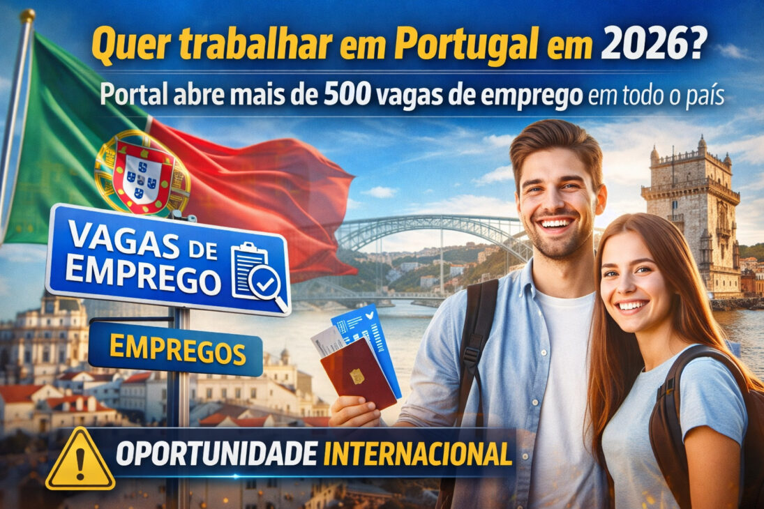 Quer trabalhar em Portugal em 2026? Portal abre mais de 500 vagas de ...