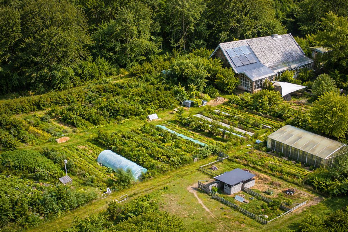 Casal transforma campo morto em oásis autosustentável, recria floresta comestível, alimenta famílias inteiras e prova que quatro hectares regenerativos (3)