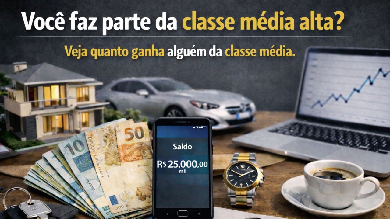 Enquanto a renda média do brasileiro chega a R$ 3.378, classe média ...