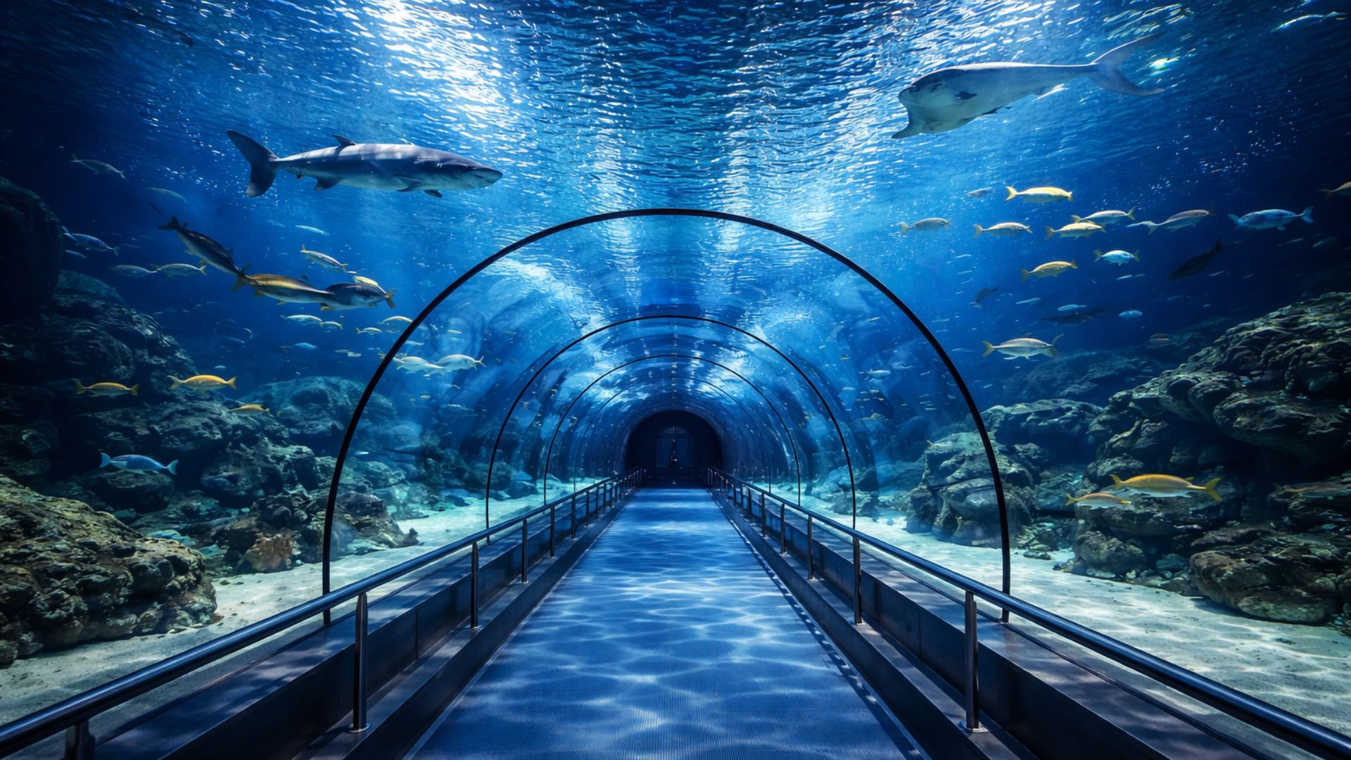 Com 4,5 milhões de litros e 26 mil m², o AquaRio abriga um oceano dentro de um prédio e revela como funciona o maior aquário marinho da América do Sul.