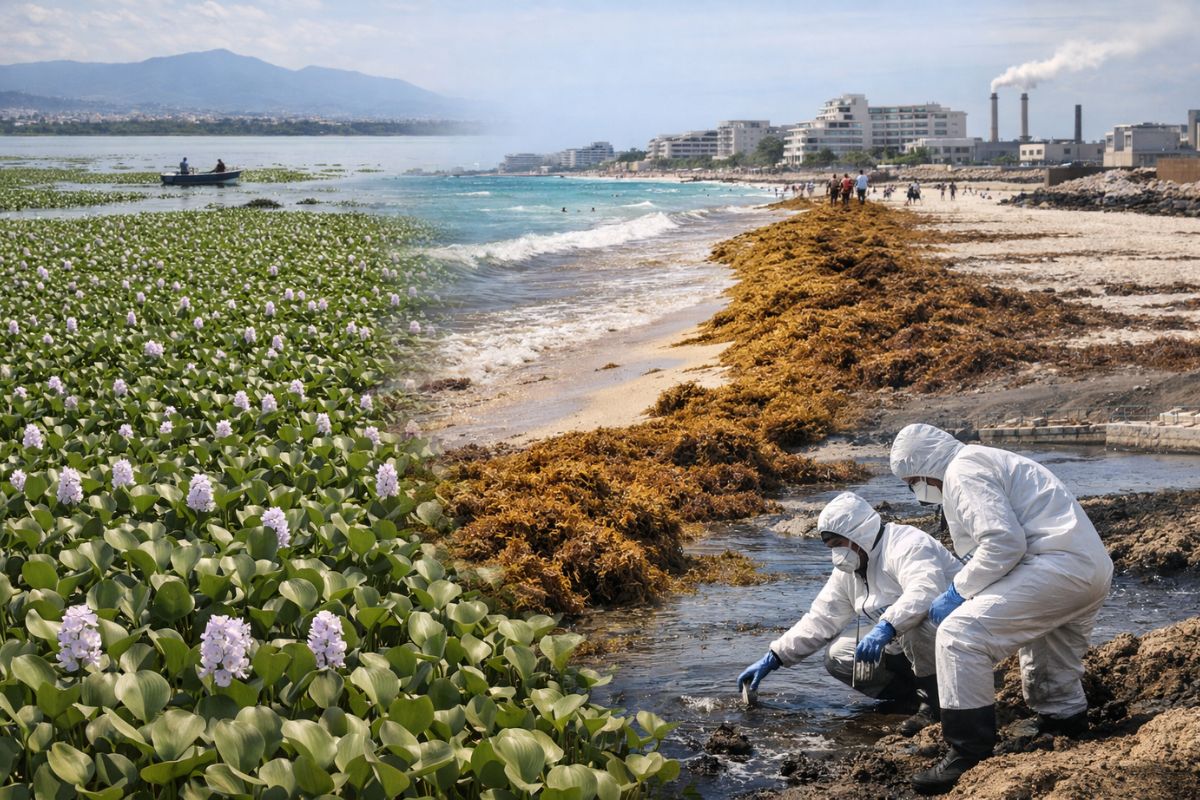 Espécies invasoras avançam na América Latina lírio aquático sufoca 300 lagoas no México, sargaço invade Caribe, e ativistas no Chile denunciam toxinas (2)