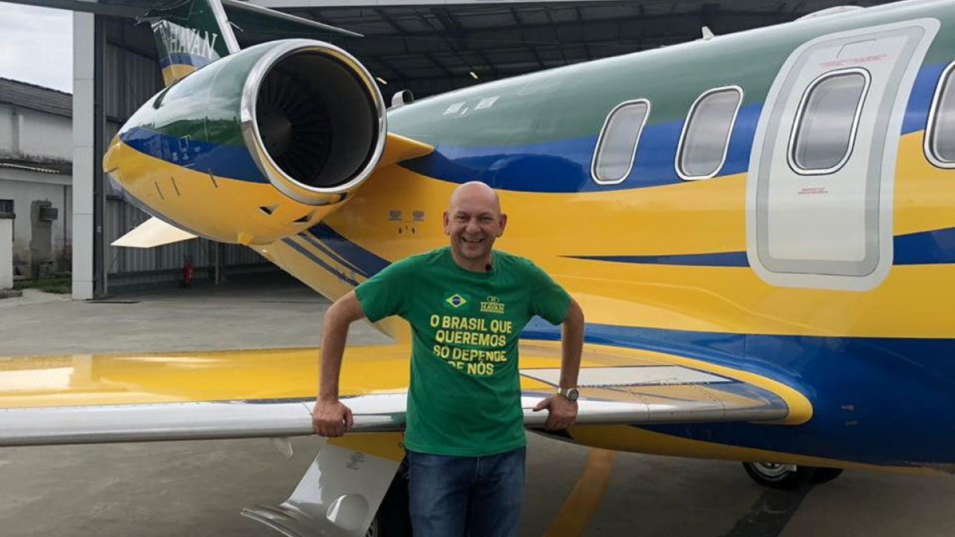 Luciano Hang mantém frota aérea com jatos Global 6000, Challenger 350 e helicópteros usados na expansão nacional da Havan.