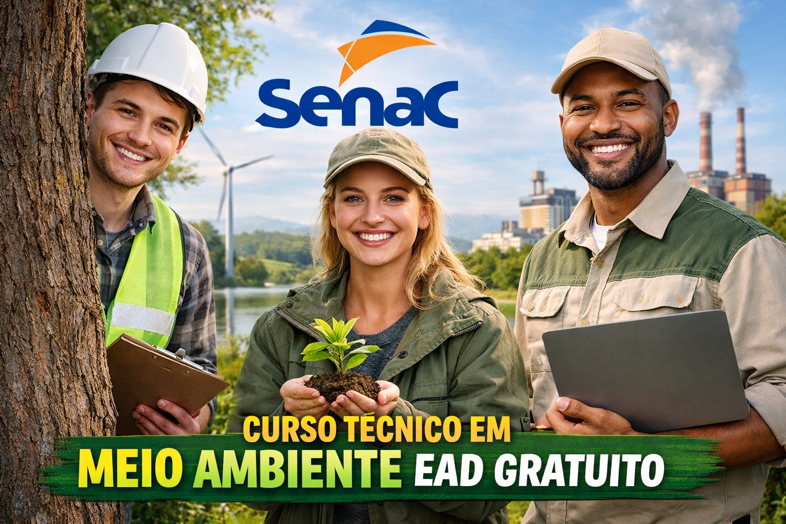 SENAC convoca para curso técnico de Meio Ambiente EAD gratuito com ...