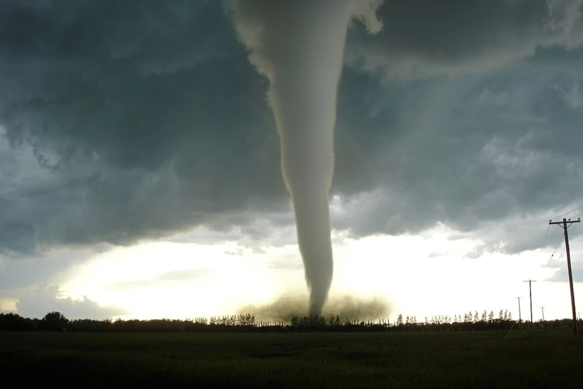 Tornado F0 com ventos acima de 100 kmh arranca telhado inteiro de casa em construção no Paraná, assusta pedreiros e vizinhos, quase acerta cachorro e deixa todos em choque total (1)
