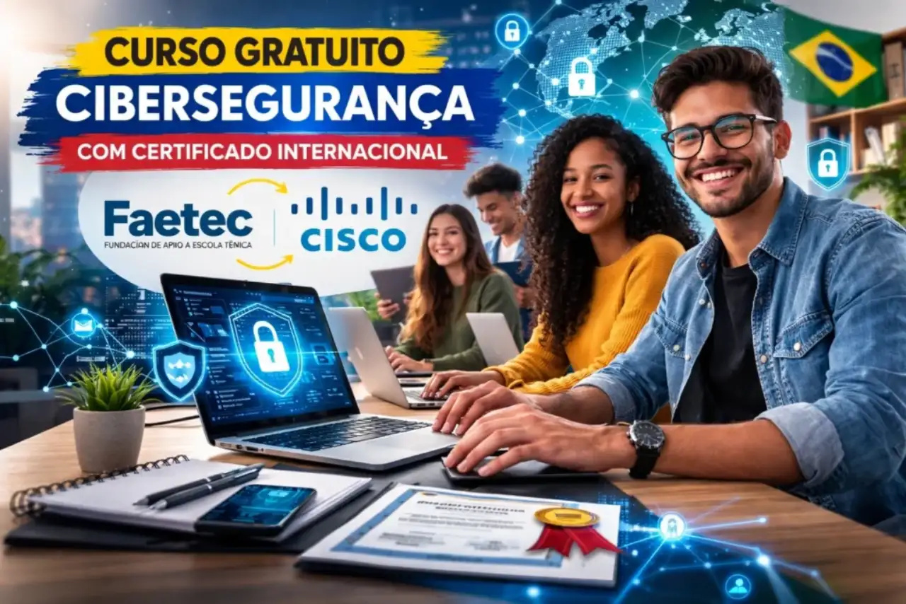 FAETEC convoca para curso de cibersegurança online e gratuito que pode ...