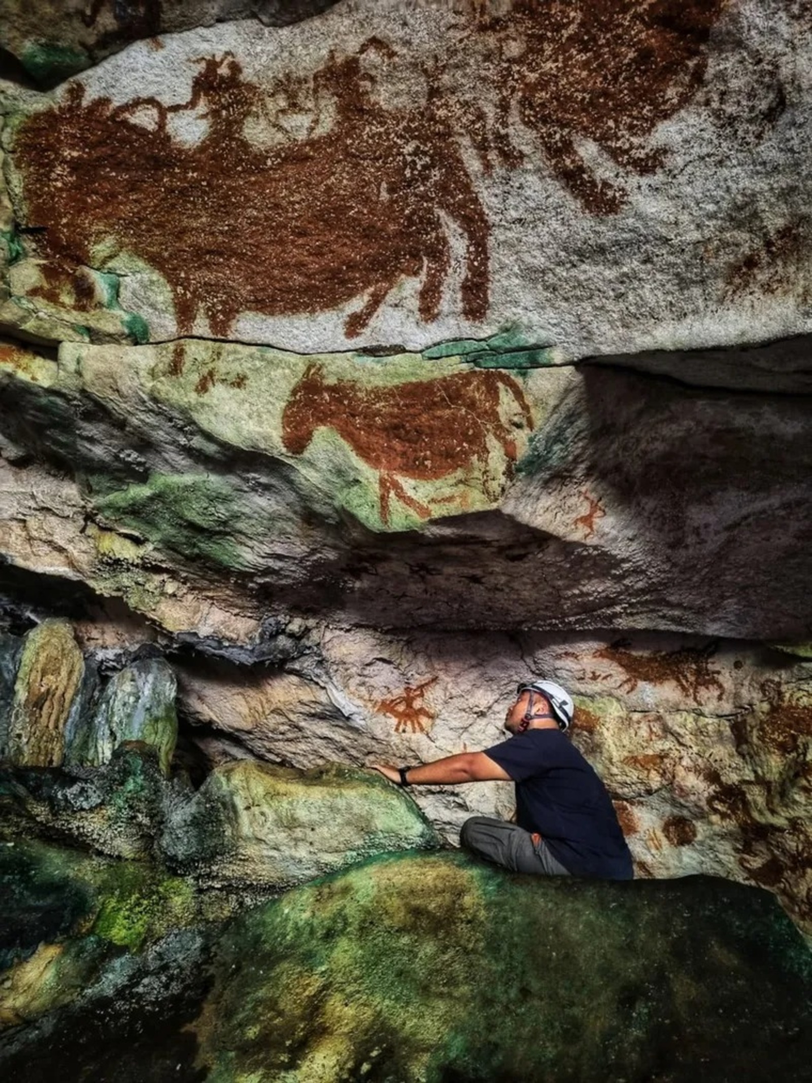 Arte, Mãos, marcas, pinturas