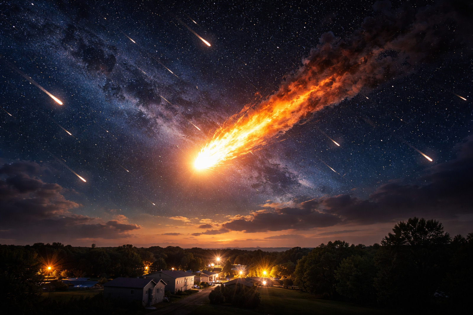 Bolas de fogo, Meteoros