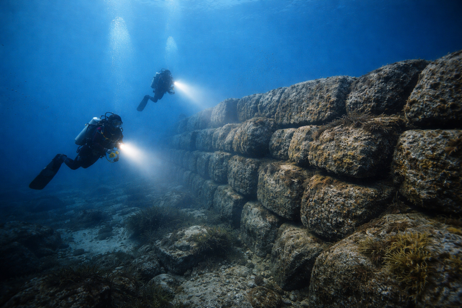 Muralha submersa