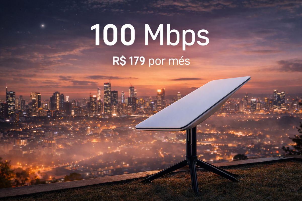 A Starlink lançou um plano residencial de 100 Mbps por R$ 179 no Brasil, mas esse preço já existia para o plano com velocidade máxima. Entenda o que realmente mudou.