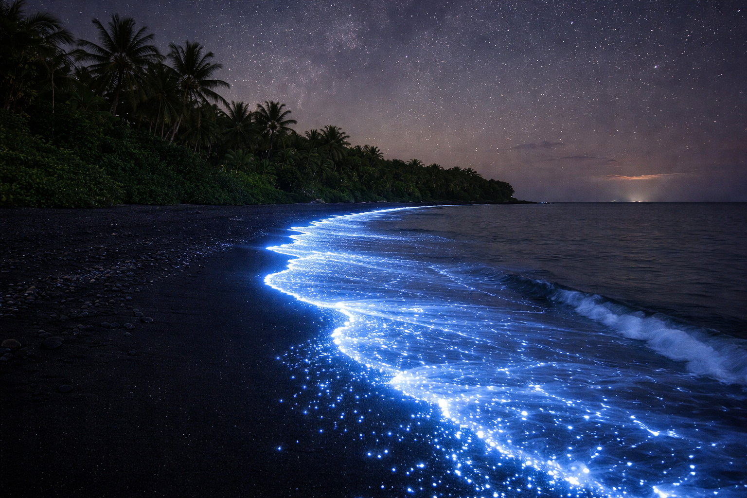 Areia negra vulcânica