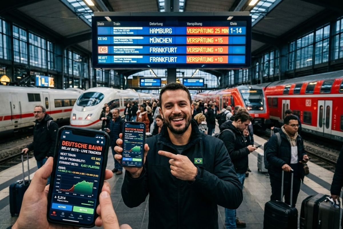 Na Europa, aplicativo gratuito vira jogo online de atraso de trem, expõe trens alemães e recoloca a ferrovia alemã no debate. imagem: ilustrativa