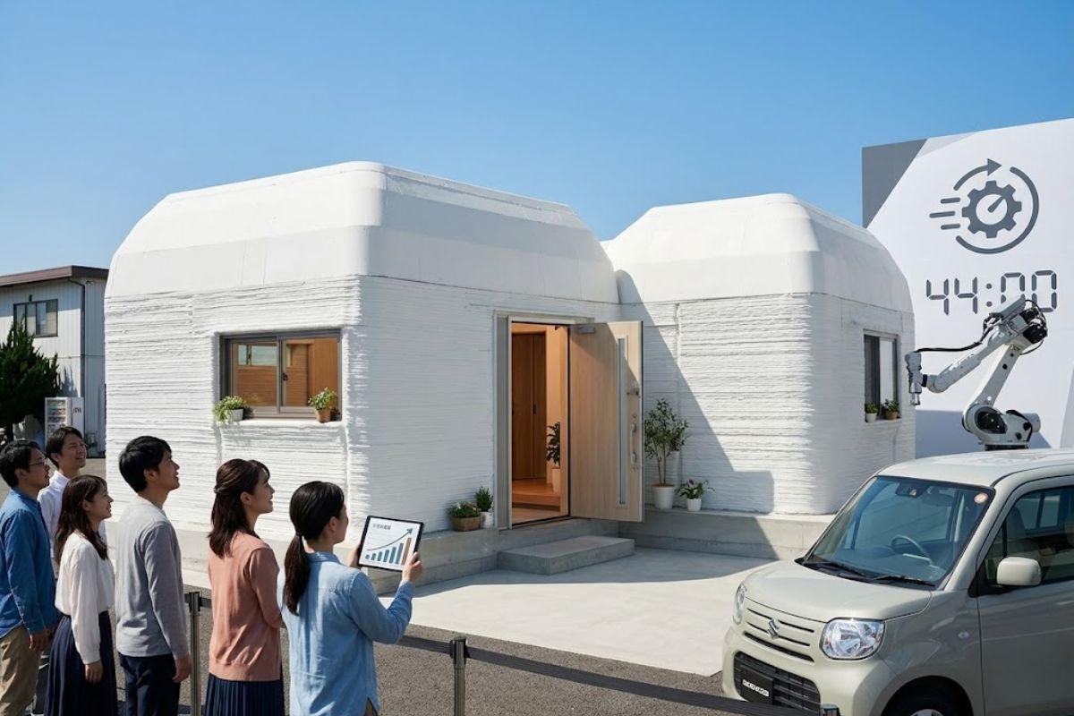 casas impressas em 3D: impressora 3D, moradia acessível, financiamento imobiliário e automação na construção.