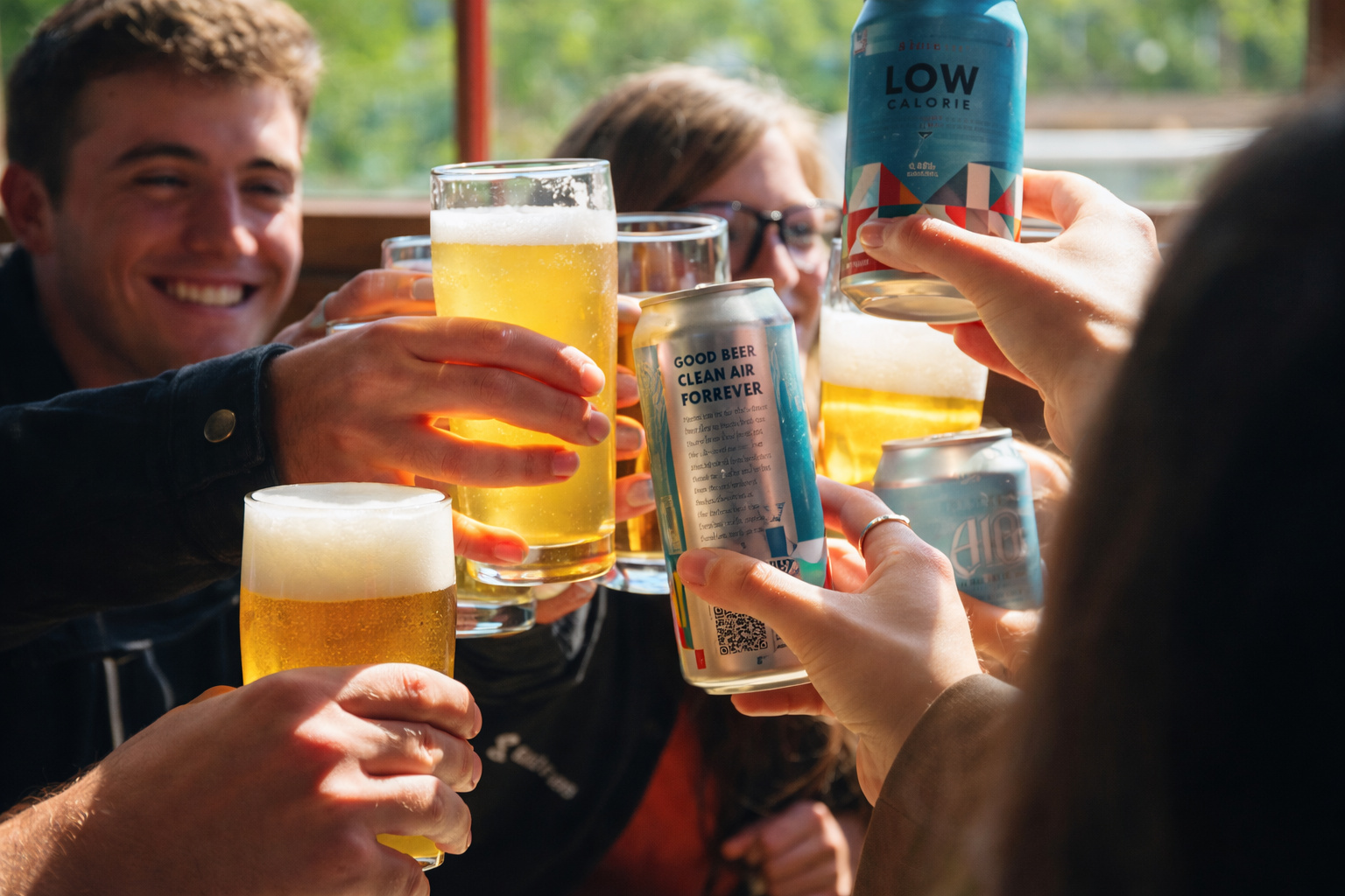 Cerveja feita com CO2