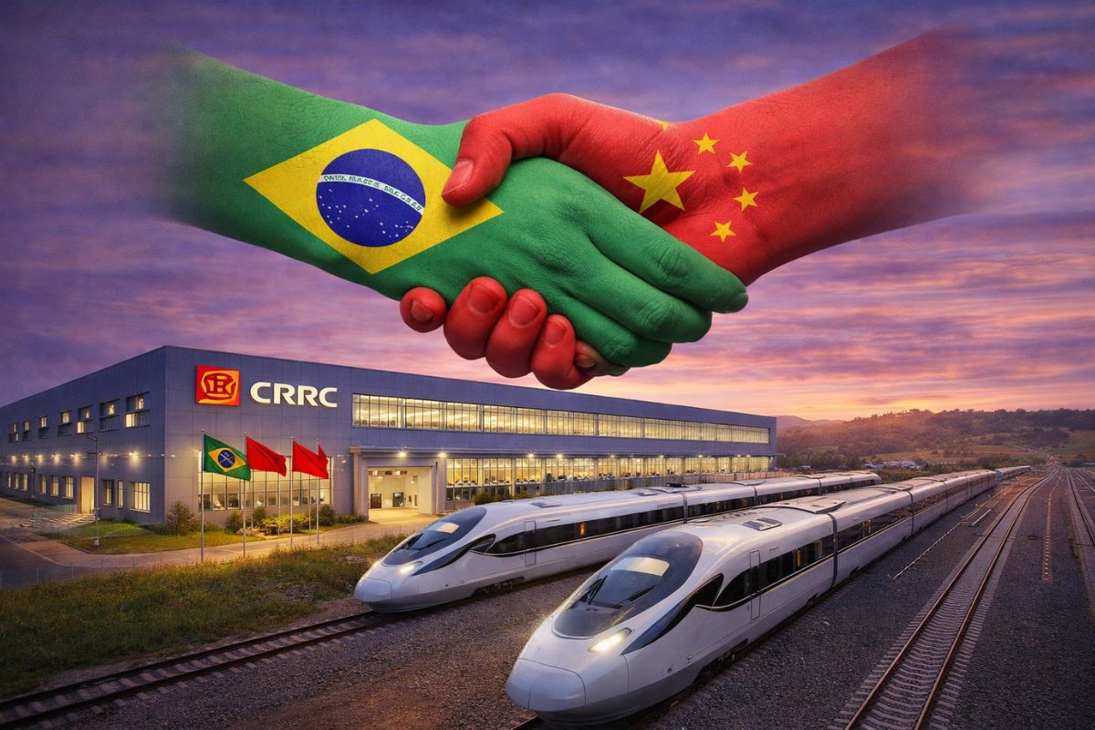 Fábrica chinesa CRRC se instala em Araraquara e BNDES libera R$ 5,6 bi para trem de média velocidade entre Campinas e São Paulo. Saiba tudo sobre o projeto.