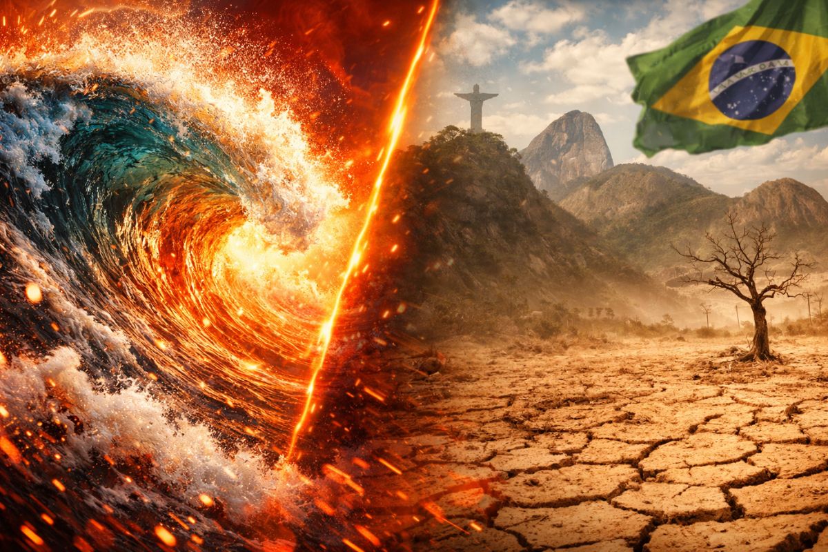 Com chance de 62% ainda neste ano, super El Niño pode elevar oceanos mais de 2°C acima da média, secar parte do Brasil e empurrar 2027 ao posto de ano mais quente