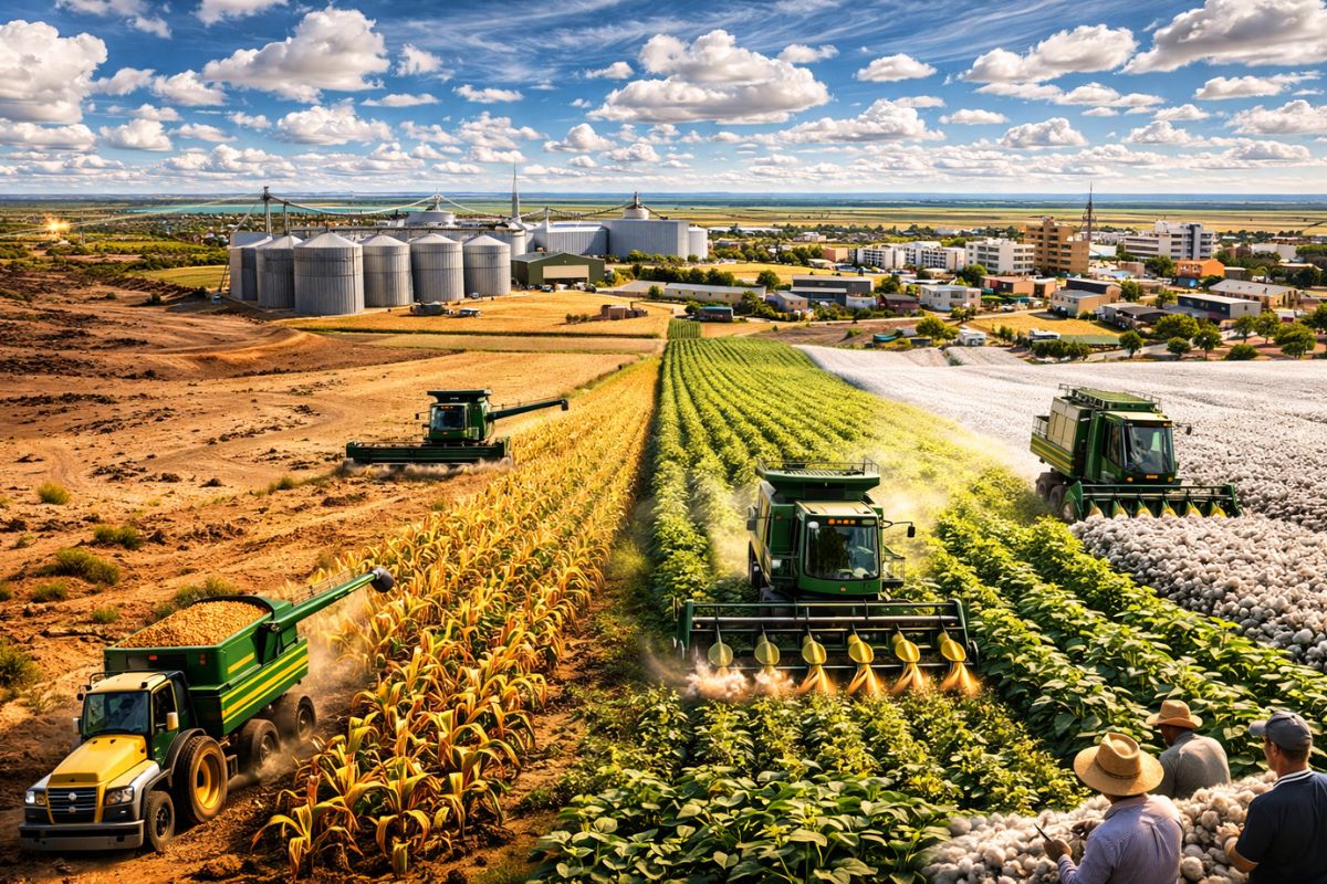 De terra vista como improdutiva a império bilionário, Matopiba dispara com soja, milho e algodão, transforma cidades do interior e vira a última grande fronteira agrícola (1)
