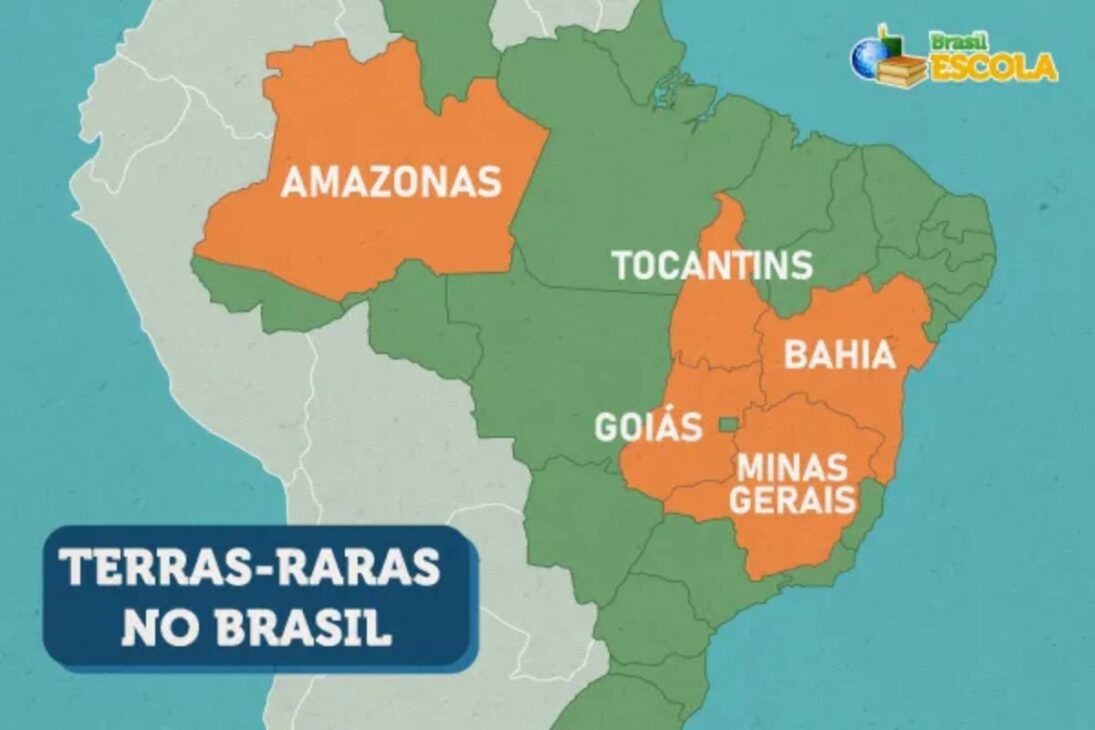 Brasil guarda R$ 23,6 trilhões em terras raras no subsolo e é o único fora da Ásia a produzir minerais que a China domina. Entenda o cenário.