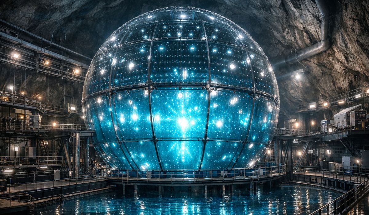 JUNO registra a medição mais precisa de parâmetros de neutrinos e reforça a busca global por sinais da física além do Modelo Padrão. (Imagem: Ilustrativa)