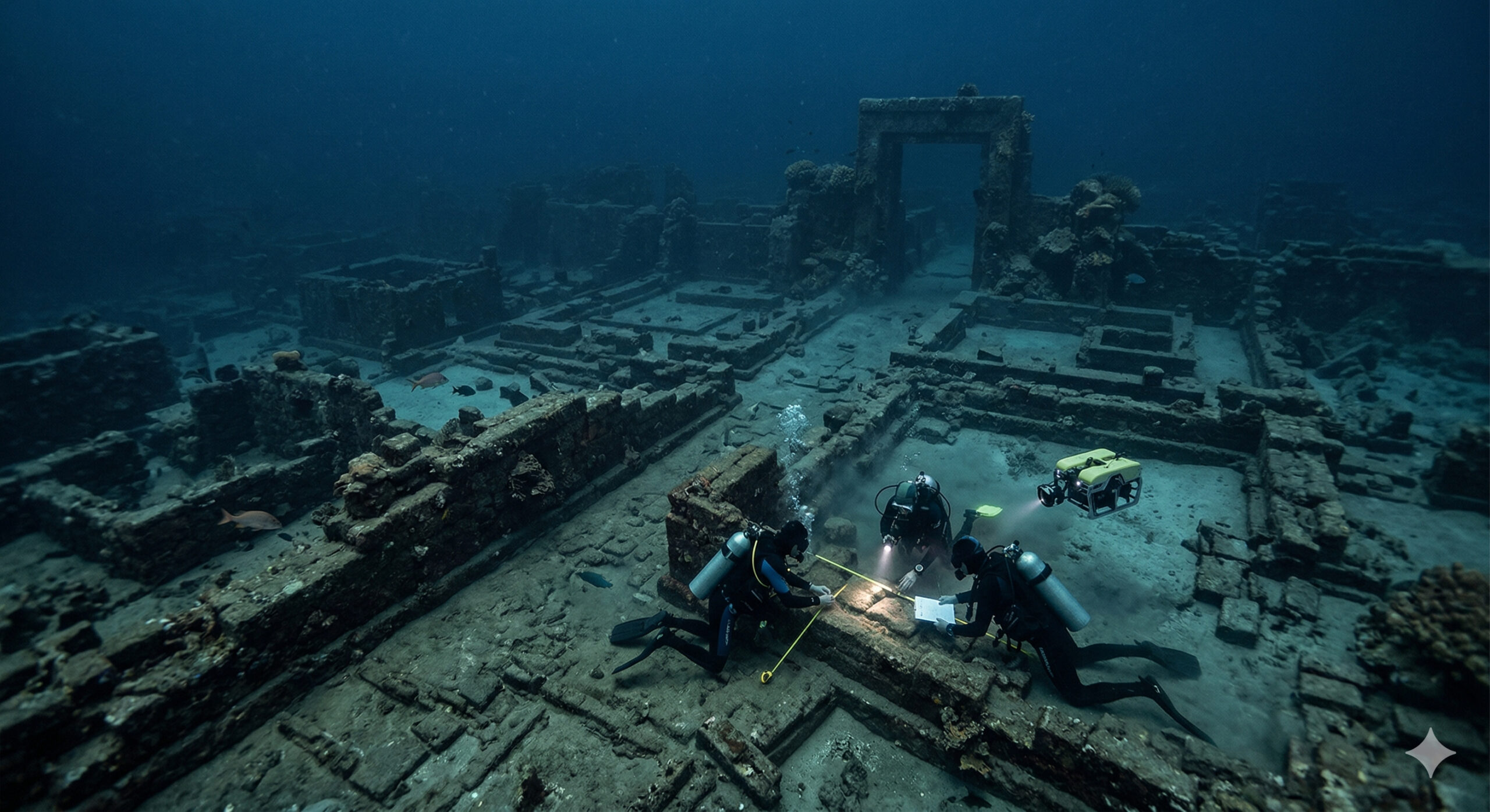 Cidade submersa de 8 quilômetros descoberta a 36 metros de profundidade no Mar Arábico pode ter 9.500 anos e, se confirmada, seria mais antiga que qualquer civilização conhecida e coincidiria com a lendária Dwarka descrita nos textos hindus