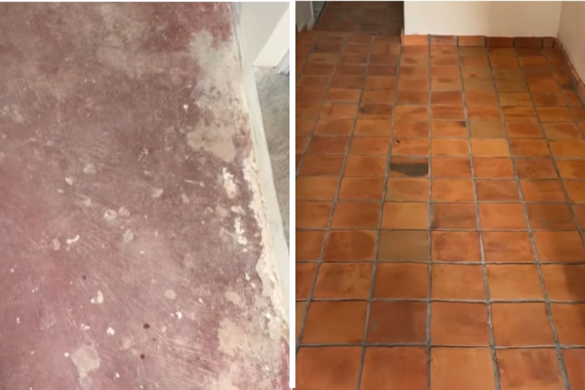 Filha decide transformar casa da mãe, troca piso manchado por lajotas de barro, enfrenta erros, refaz tudo do zero e entrega um resultado surpreendente que muda (2)