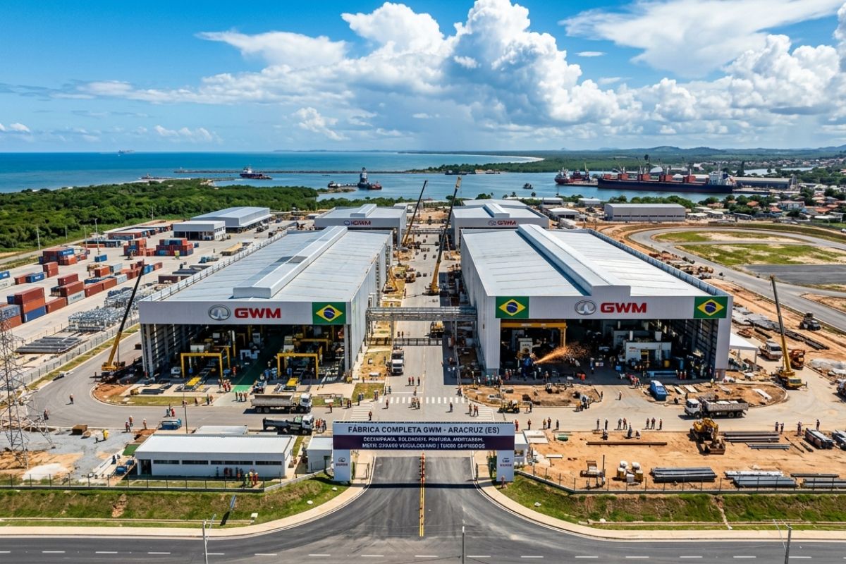GWM escolhe Aracruz e põe o Espírito Santo no mapa automotivo fábrica completa nas Américas, com estamparia, soldagem, pintura e montagem, mira 200 mil veículos (1)
