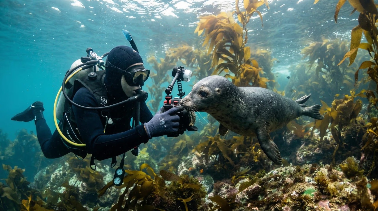Foca, Fundo do mar