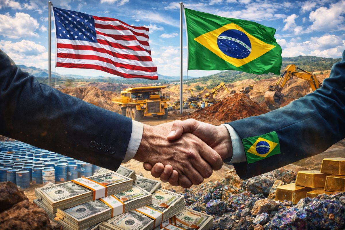 Goiás fecha acordo de 575 milhões de dólares com os Estados Unidos para explorar terras raras e minerais críticos e reduzir a dependência da China.