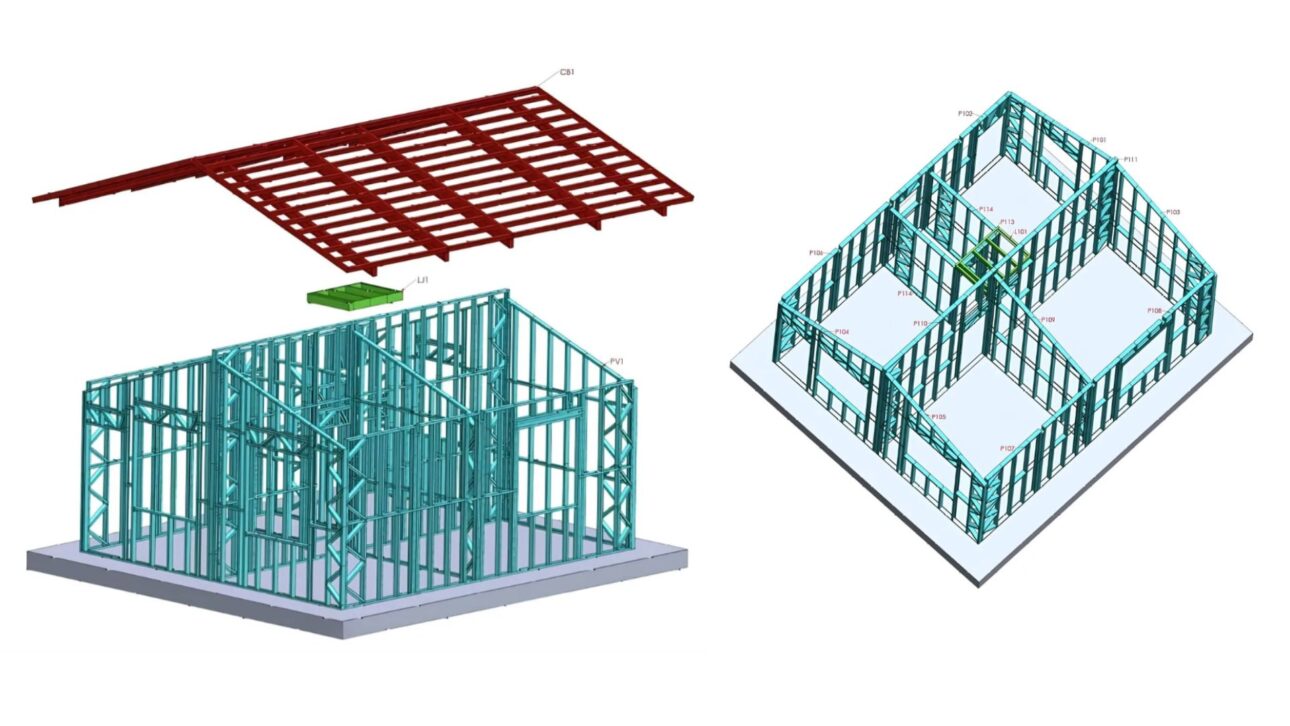 Casa modular de 42 m² por R$ 25 mil no Mercado Livre chama atenção no Brasil. Estrutura em aço LSF inclui 2 quartos, sala, cozinha e banheiro.
