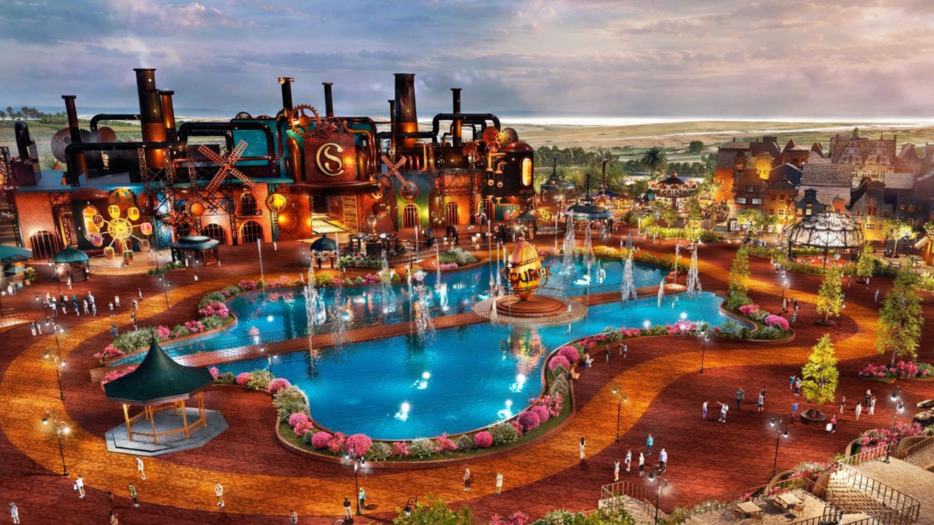 O Cacau Park, em Itu (SP), será o maior parque de diversões da América Latina, com R$ 2 bilhões investidos e abertura em 2027.
