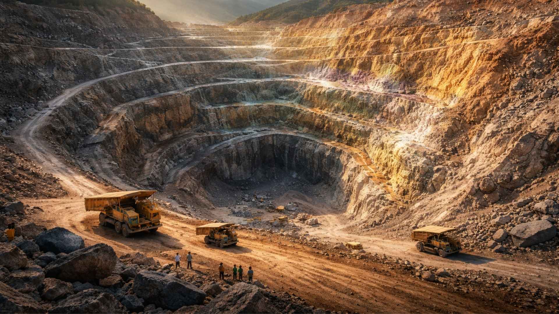 China amplia reservas de terras raras, fluorita e barita e reforça domínio global em tecnologia, energia limpa e indústria estratégica.