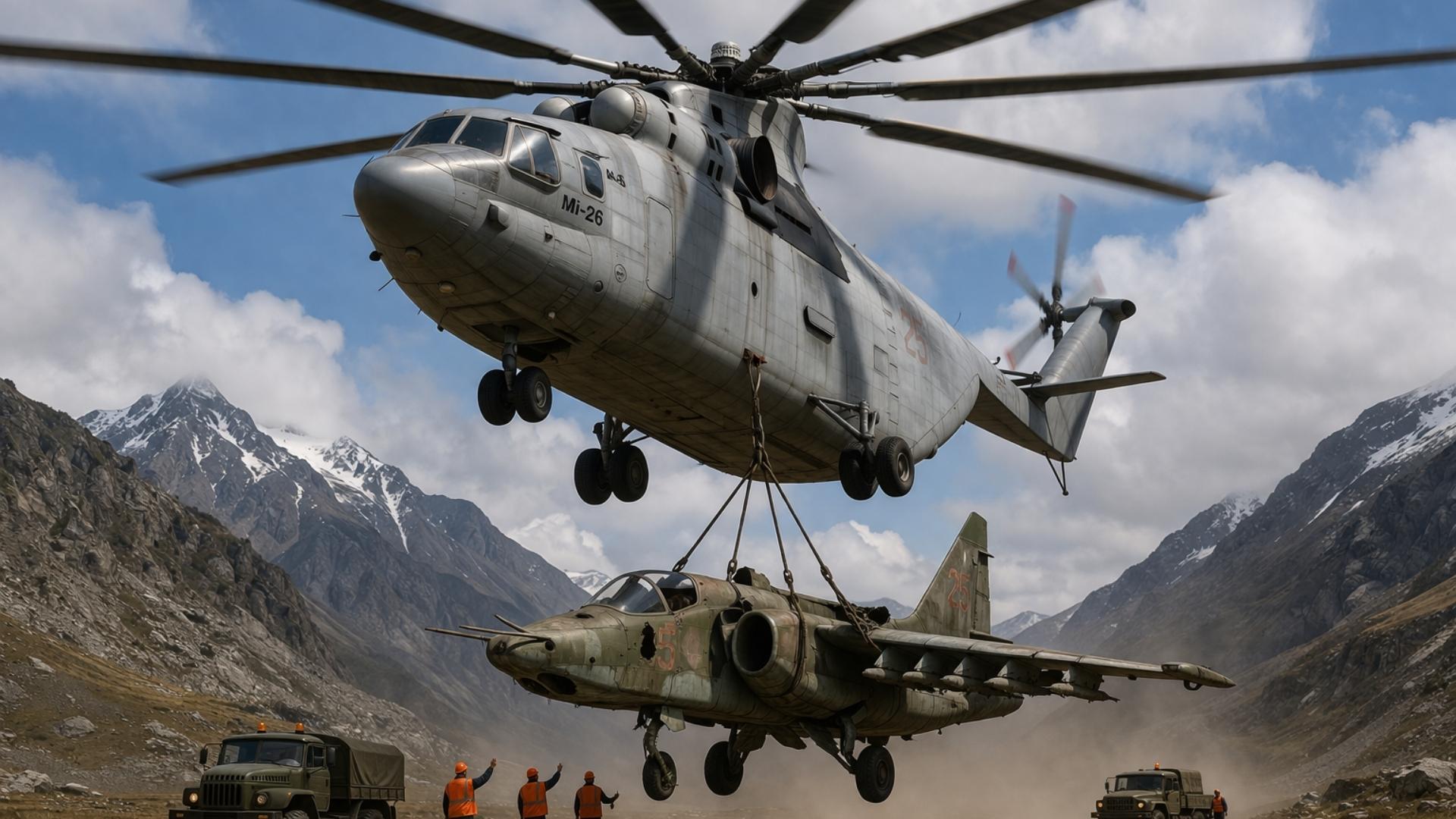 Conheça o Mil Mi-26, maior helicóptero em operação, capaz de transportar 20 toneladas e atuar em missões extremas pelo mundo.