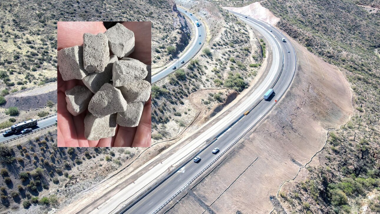 Rodovia nos EUA usa vidro reciclado para reduzir peso e ampliar capacidade na Interstate 17, com inovação em engenharia e menor impacto estrutural.